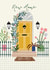 Pretty New Home Card - Floral Front Door created by Laura Darrington Design Ltd.