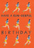 Classic Birthday Card - Running - Retro Runner created by Laura Darrington Design Ltd.