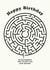 Funny Birthday Card - Unsolvable Maze Puzzle created by Ohh Deer