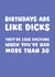 Birthdays are like Dicks – Funny Birthday Card created by Picardso