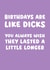 Rude Birthday Card - Birthdays Are Like Dicks created by Picardso