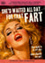Cheeky Birthday Card - For Her - She'd Waited All Day For That Fart created by Dean Morris Cards