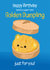 Cute Birthday Card - Golden Dumpling created by Philippa Elizabeth Illustration