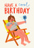 Funny Birthday Card - Have A Cool Birthday - Heatwave created by AbiGoLucky