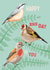 Classic Birthday Card - Birds - Wildlife created by Sian Moore Illustration