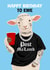 Funny Birthday Card - Post Malone - Post MaLamb created by Pink Peach Cards