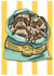 Cute Just Because Card - Pugs - Pug-Tatos created by Dotts Yard