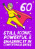 Funny Birthday Card - 60th - Superhero - Comfortable Shoes created by Pickled Prints