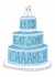 Cute Wedding Card - Let's Eat Some Caaake! created by The Curious Pancake