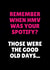 Funny Birthday Card - Remember When HMV Was Your Spotify? - Good Old Days created by Blush & Blossom 