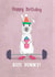 Cute Birthday Card - Gym Bunny created by Pencilface