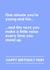 Funny Birthday Card - For Mum - Standing Up Noise created by Lemonade Insight