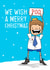 Funny Christmas Card - We Wish Poo A Merry Christmas created by Running with Scissors