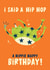 Cute Birthday Card - Hip Hop Frog created by Lucy Maggie Designs