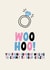 Funny Engagement/Wedding Card - Commit To Your Crazy created by Lucy Maggie Designs