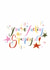 Funky colourful positive affirmation card created by Jade Deere