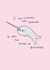 Funny Just Because Card - Narwhal - Study Of Buttholes created by Redback Cards