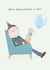 Funny Birthday Card - For Him - Specs, Mugs And Rock 'n' Roll created by Rosie Made A Thing