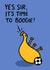 Football Celebration Scottish Slang Birthday Card - Yes Sir It’s Time To Boogie created by Greetin’ Cards UK