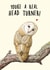 Funny Anniversary Card - You're A Real head Turner - Owl created by Bewilderbeest
