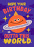 Cute Birthday Card - Outta This World - Space Themed created by Matt Joyce