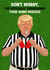 Funny Birthday Card - Donald Trump - Red Card - World Cup created by Pink Peach Cards