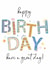 Traditional Birthday Card - For Him created by Katie Phythian Design