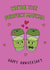 Cute Anniversary Card - We're The Perfect Matcha created by @Laura Lonsdale Designs