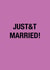 Fun Wedding Card - Taylor Swift - JUST&T MARRIED created by Sweetlove Press