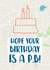 Funny Birthday Card - Strava - Personal Best created by The Cake Thief