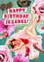 Funny Birthday Card - Jezebel - Retro Collage created by Violet and Alfie