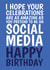 Funny Birthday Card – Social Media Celebrations created by @Cupsie's Creations
