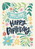 Classic Birthday Card - For Mum - Pretty Florals created by Natalia Gonzalez