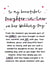 Heartfelt Wedding Card - To My Beautiful Daughter-In-Law created by Kreate Paper Co.