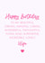 Classic Birthday Card - For Wife - Beautiful And Kind created by Cake For Breakfast