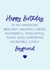 Classic Birthday Card - For Boyfriend - Handsome And Kind created by Cake For Breakfast