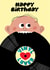 Funny vinyl themed birthday card for dads, partners and vinyl lovers ! created by @simonwelchillustration