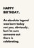 Funny Sarcastic Birthday Card for Best Friend - Absolute Legend Fine Print created by The Awkward Card Company 