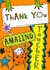 Cute Thank You Card - Amazing Teacher - Tom Gates created by Tom Gates