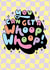 Cute Congratulations Card - Whoop Whoop created by Katie Ruby Illustration