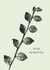Classic Sympathy Card – Cotoneaster Print created by Unfurling Press