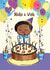 Make a Wish | Birthday Card for Boy | Cute Happy Birthday Card for Child created by @NyhaCards by Naomi C Robinson