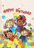 Happy Birthday Card for Kids | Cute Children's Celebration Card for a Friend created by @NyhaCards by Naomi C Robinson