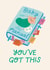 Funny New Baby Card - Baby Manual - You’ve Got This - First Baby created by Christine Cuddihy Illustration