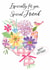 Pretty Birthday Card - Special Friend - Flower Bouquet created by Katie Phythian Design