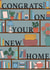 New home book shelf card created by Wild Rose
