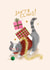 Cute Christmas Card - Santa Claws! - Cat created by Studio Mads
