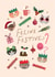 Cute Christmas Card - Feline Festive - Cats created by Studio Mads