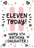 Cute Daughter 11th Birthday Card created by Lyndsay Moon