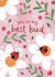 Pretty Love And Friendship Card - You're My Best Bud created by Lisa Parker